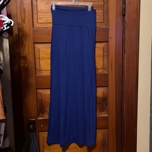 Blue Maxi Skirt